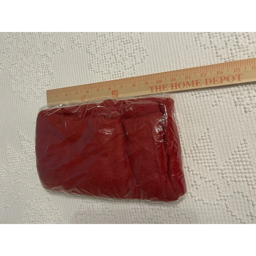Delta Airlines Embroidered Logo Red Lap In Flight Blanket  New- Unopened Bag